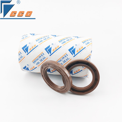 شراء FKM TC نوع الختم زيت درجة الحرارة إلى 250 درجة مئوية البني مزدوج الشفاه الختم الزيتية لنقل online manufacture